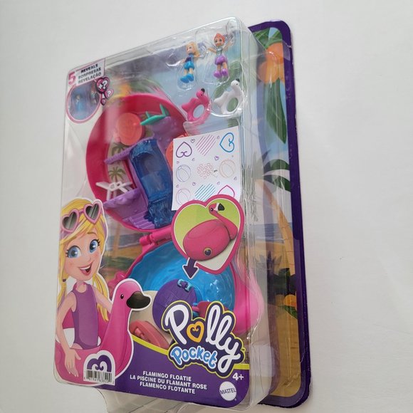 Polly Pocket Flamingo Floatie - brand new in package - Picture 3 of 7